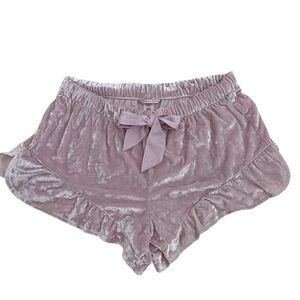 NWT Victoria’s Secret coquette powder pink velvet intimate shorts size Small